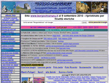Tablet Screenshot of borgochianura.it
